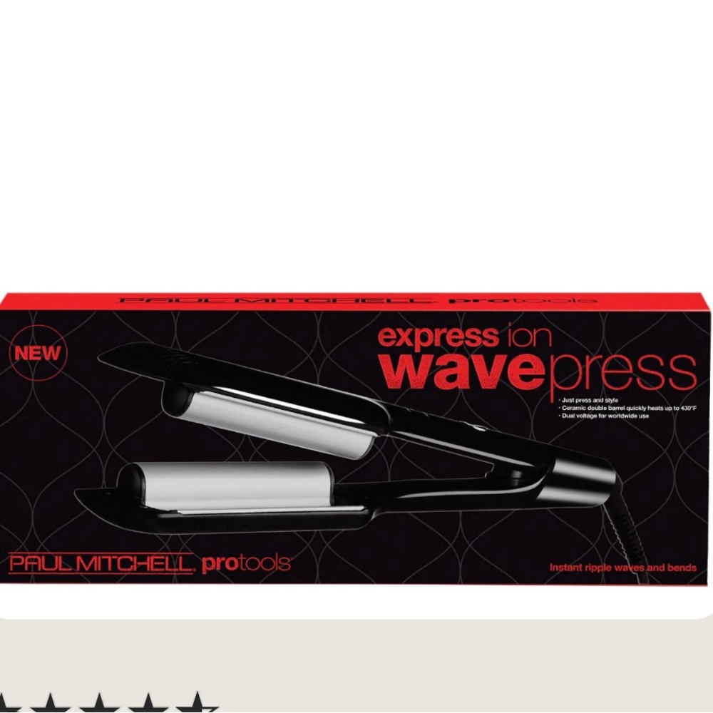 NWT Paul Mitchell Express Ion WavePress Hair Waver Crimper
